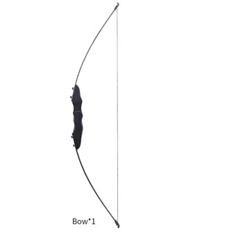 Takedown Recurve Bow 30 Lbs Straight Bow and Arrow Wooden Horse Training Practice Adult Hunting Equipment