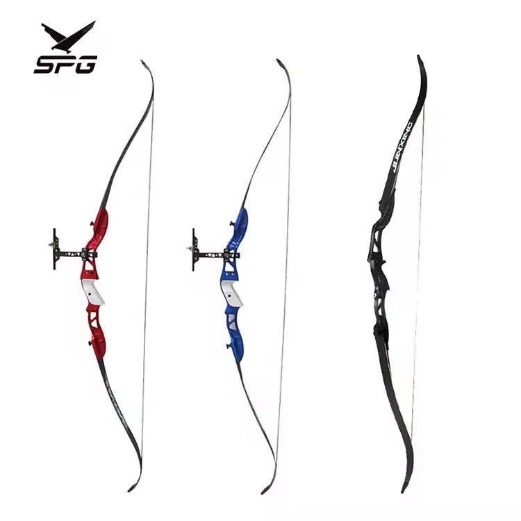 SPG Takedown Recurve Bow 20-32 lbs Archery Metal Riser Left And Right Beginner Adult Practice Equipment With Arrow Rest Sight