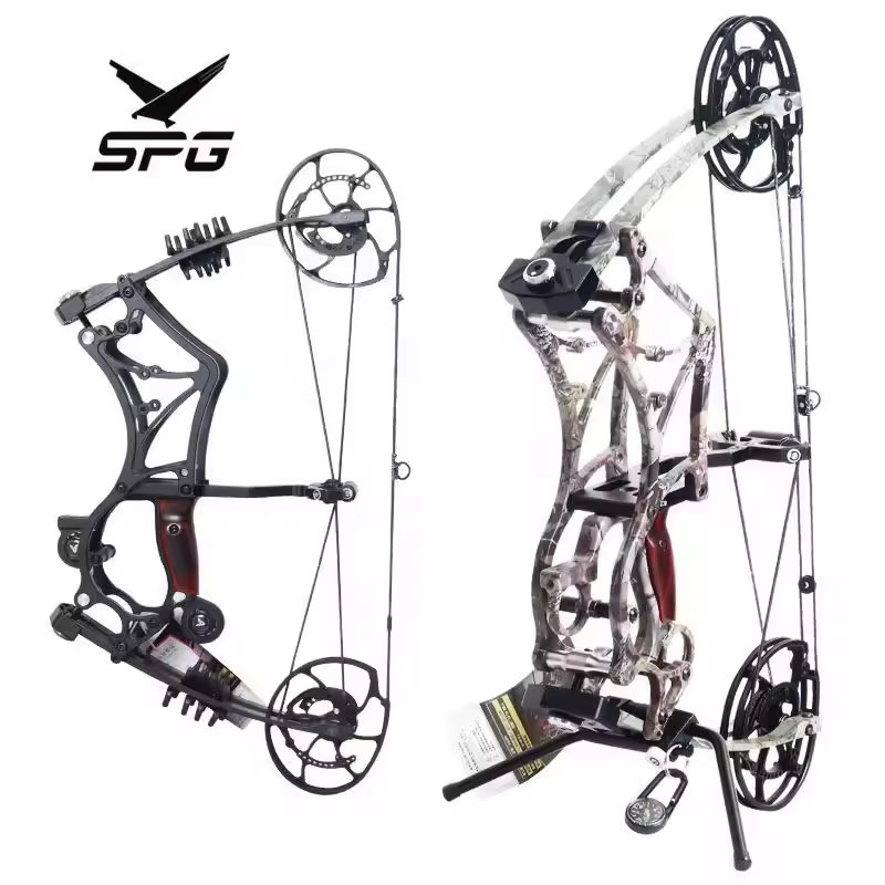 SPG Compound Bow Archery Hunting Fishing Bows And Arrow Sets Steel Ball Arrow Dual Use Adjustable Training Stabilizer Equipment