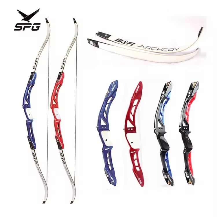 SPG Recurve Bow Archery 68 inch Takedown Metal Riser Ilf Carbon Arrow Archer Indoor Professional Competition Training Equipment
