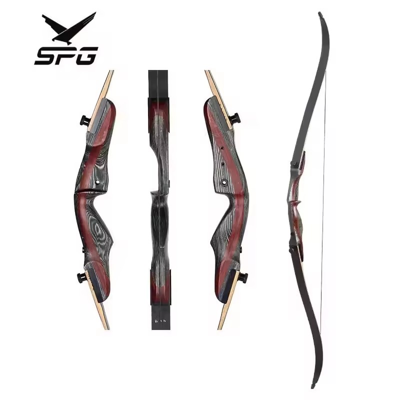 SPG Archery Takedown Longbow Recurve Bow and Arrow Set Outdoor Sports Bow and Arrow Hunting Shooting Equipment