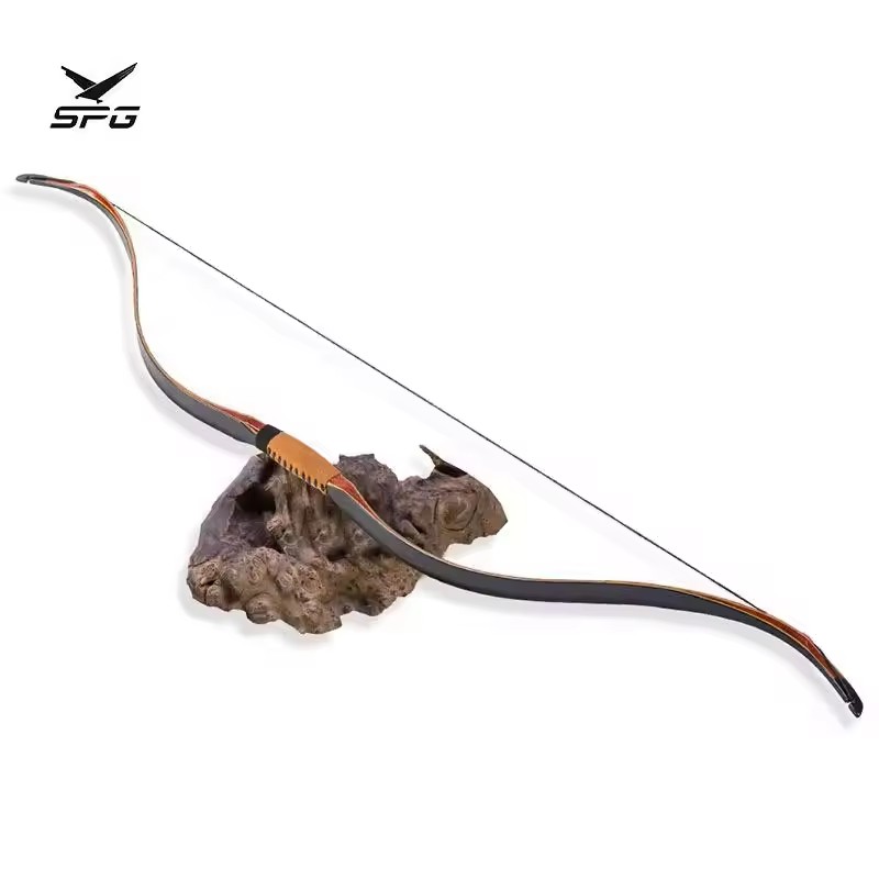 SPG Traditional Bow Archery Hunting Recurve Horsebow Longbow Wooden Handle Laminate Mongolian Professional Training Equipment