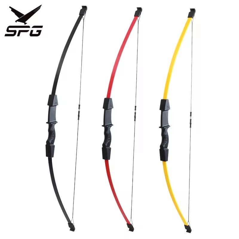 SPG Archery Kids Recurve Bow 15 lbs Youth Archer Outdoor Sports Hunting Equipment Children Training Straight Takedown Bows