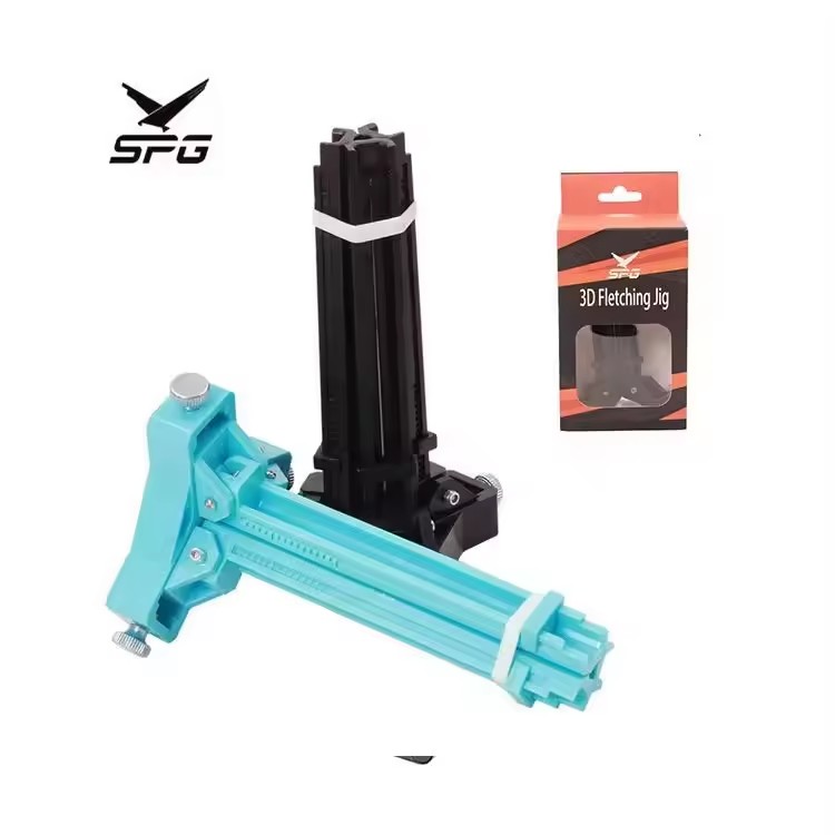 SPG Fletching Jig Archery Pure Mixed Carbon Fiberglass Arrow Shaft Plastic Vane ABS Adjustable Professional Tool Accessories