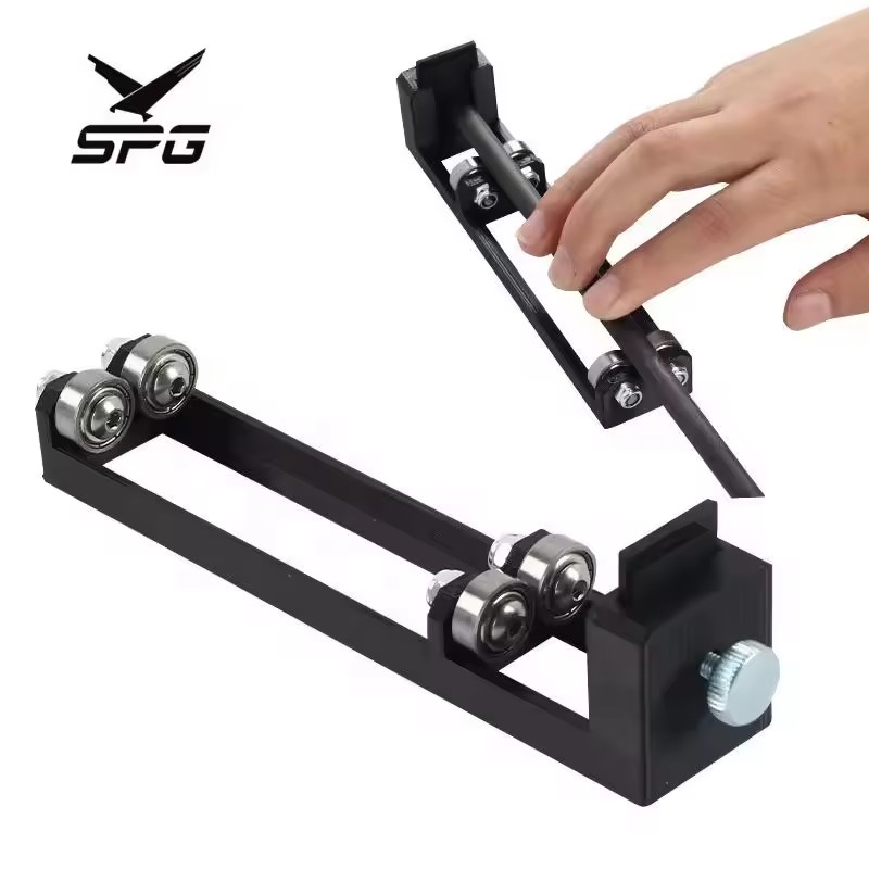 SPG Archery Bow Shaft Sander Hunting Pure Mixed Carbon Fiberglass Arrows PLA Arrow Tip Nock DIY Tool With Abrasive Paper