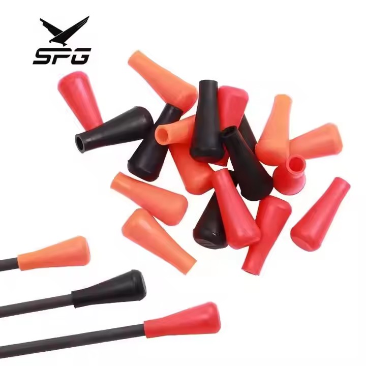 SPG Arrows Points Archery Tag Compound Bow And Arrow Indoor Target Shooting Game Practice Protector Soft Rubber Tips Accessories