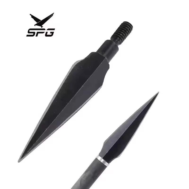 SPG Archery 140 grains Screw-In Arrowhead ID 6.2 mm Arrow Points Tips Recurve Compound Bow Hunting Broadheads Outdoor Tool