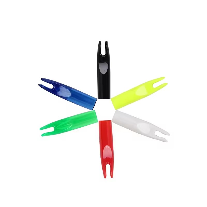 SPG Archery Bow And Arrow Nock 6mm Carbon Glassfiber Arrows Shaft Nocks Tail Replacement Plastic DIY Target Hunting Accessories