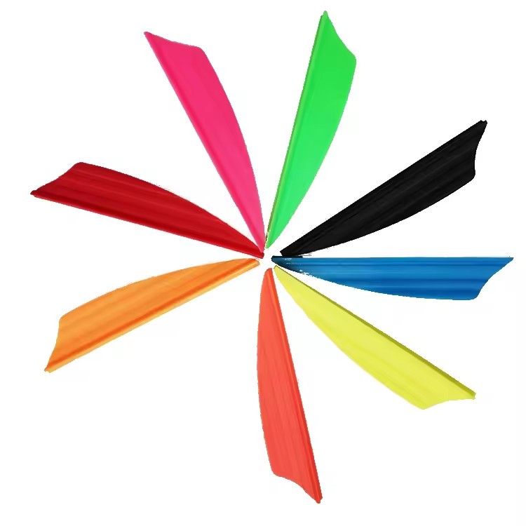 SPG Professional Arrows Vanes Plastic Guide Wind Plastic Feather TPU Fletching Rapid Fire Arrow Vanes