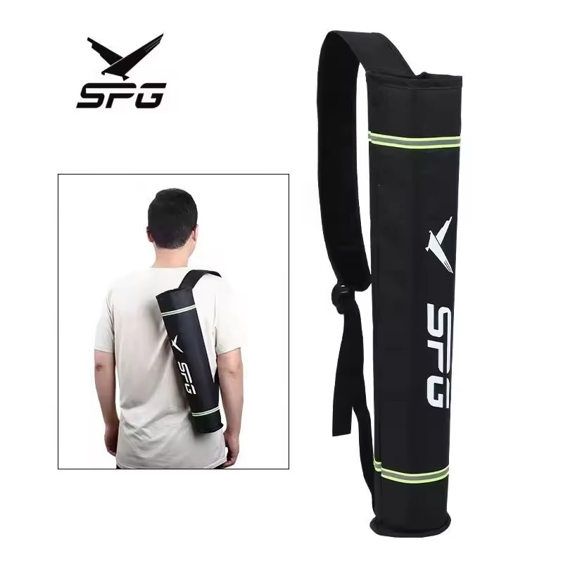 SPG Archery Arrow Bag Traditional Mongolia Longbow Bow Foldable Hunting Accessories Fiberglass Carbon Arrows Backpack Quiver