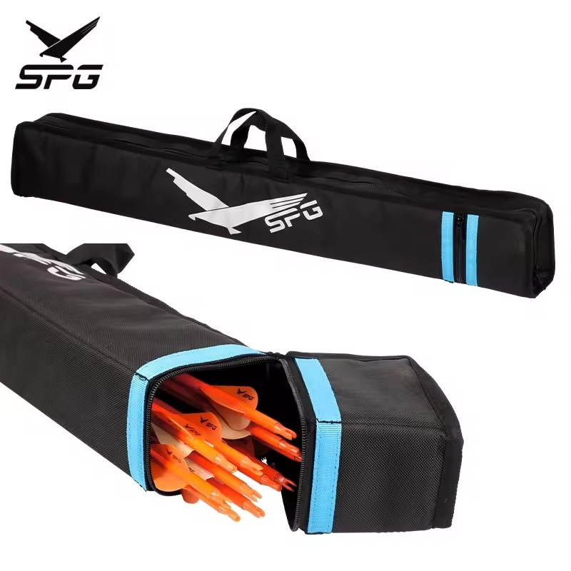 SPG Archery Arrow Quiver Recurve Takedown Bow Longbow Hunting Waist Holder Adjustable Portable Handbag Storage Arrows Bag
