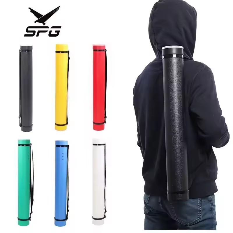 Archery Arrow Tube Adjustable Bow Backpack Strap Hunting Fiberglass Arrows Quiver Holder Protective Outdoor Arrow Storage Bag