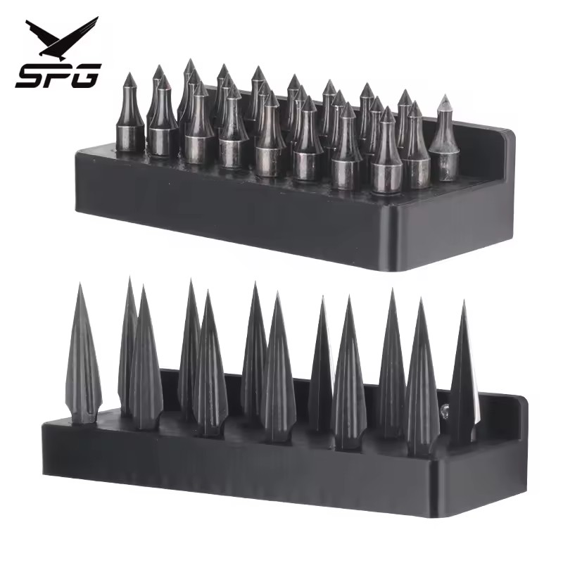 SPG Arrow Point Stand Storage Archery Plastic Hunting Accessories Rack Holder Recurve Compound Bow and Arrow Equipment Shelf