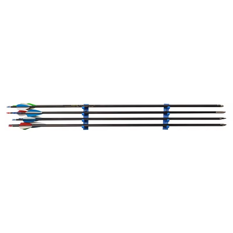 SPG Archery 12 pcs Arrow Stand Mixed Carbon Fiberglass Arrows Bow Plastic Accessories Wall Hanging Display Storage 3D Tool