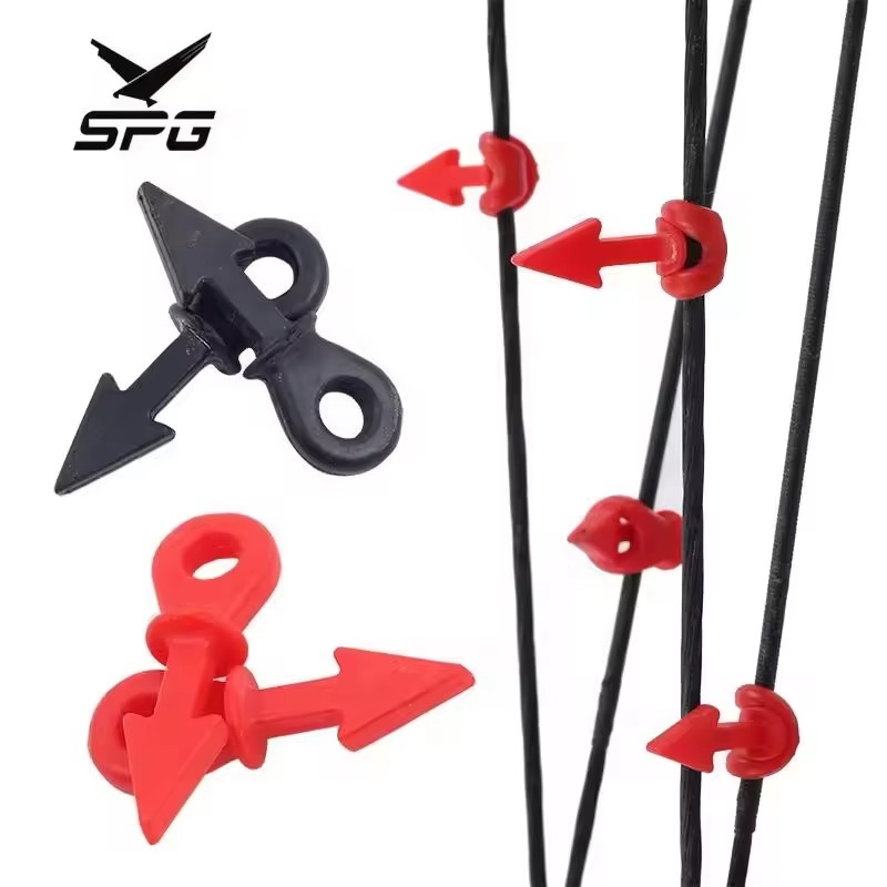 SPG Archery Bow Stabilizer Hunting Rubber Compound Bowstrings Stabilizers Vibration Damper Accessories Shock-Absorbing Silencer