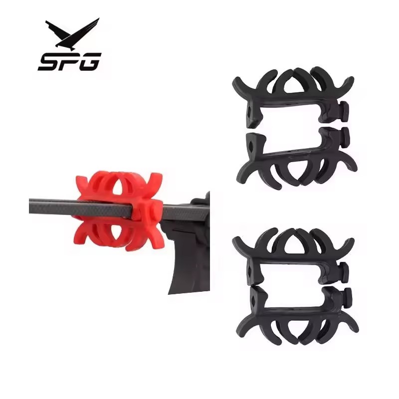 SPG Archery Bow Limb Stabilizer Hunting Compound Bows And Arrow Set Rubber Vibration Damper Dampening Silencers Equipment