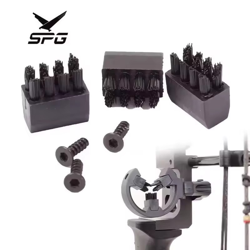 Archery Compound Recurve Bow Arrow Rest Brush Outdoor Hunting Training Easy to Use Replacement Plastic Spare Parts Accessories