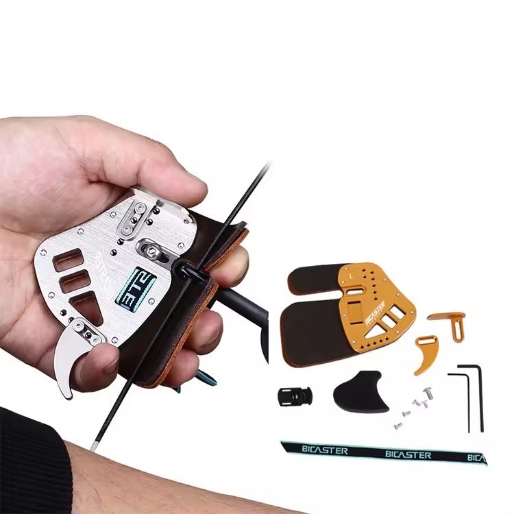 SPG Finger Tab Archery Hand Protector Hunting Training Protection Longbow Recurve Bow Adjustable Competition Accessories