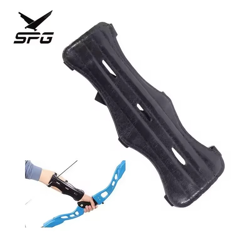 SPG Archery Arm Guard Recurve Bow Takedown Longbow Adjustable Lightweight Hunting Outdoor Sports Protective Gears Arms Protector
