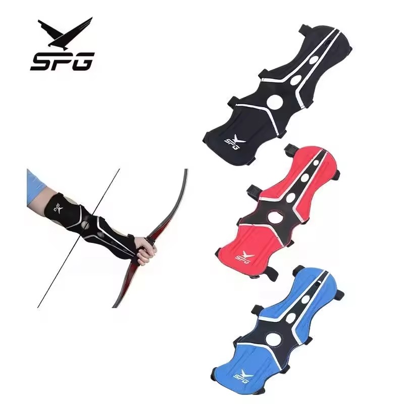 SPG Archery Leather Arm Guard Traditional Recurve Bow And Arrow Set Hunting Forearm Armguard Adjustable Arm Protector Gear Kit 5.0 (2 Reviews) 55 sold