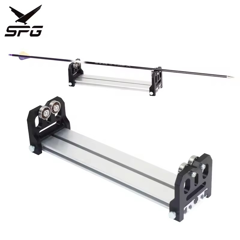 SPG Archery Arrow Spinner Tester Inspector Checker Fiberglass Pure Carbon Arrow Shaft Straightness Spine Balance Squaring Tool