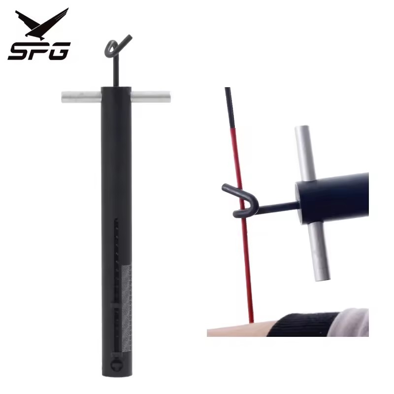 SPG Archery Bow Scale Hunting Compound Recurve Traditional Bows Aluminium Alloy Spring 15-100 lbs Draw Weight Measurement Tool