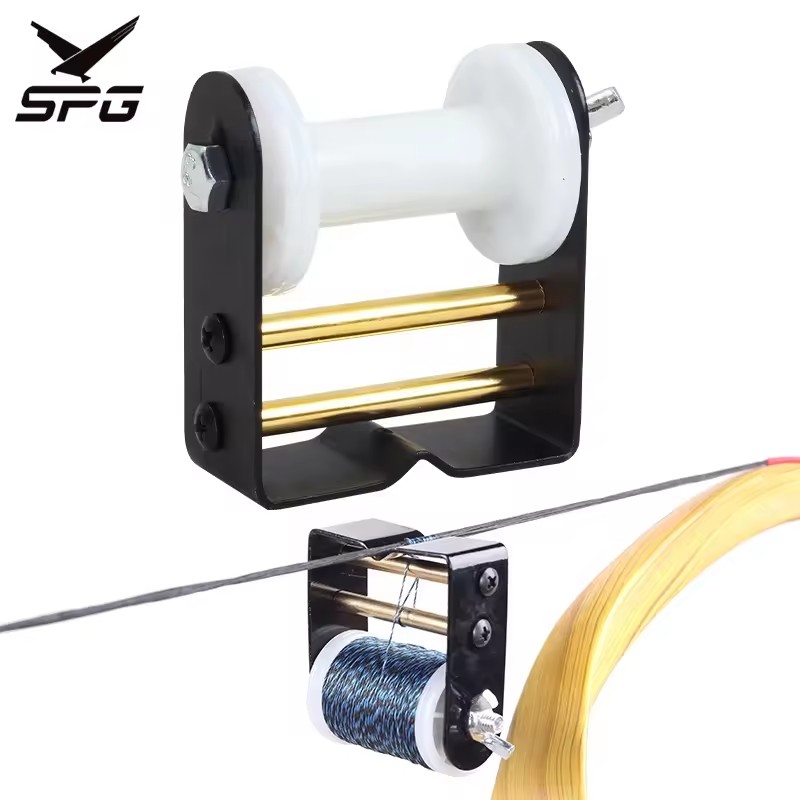 SPG Archery Bow String Serving Jig Adjustable Hunting Compound Recurve Bows Bowstring Aluminum Alloy Machine Accessories