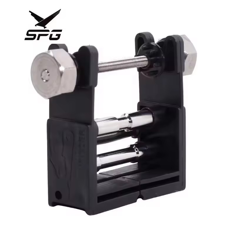 SPG Archery Bow String Serving Jig Tools Traditional Recurve Longbow Bowstring Aluminum Alloy Winder Machine Accessories