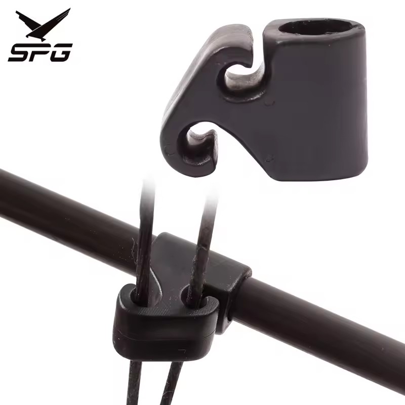 SPG Archery Bowstring Separator Compound Bow String Distributor Plastic Cable Slide Outdoor Hunting Adjustable Accessories
