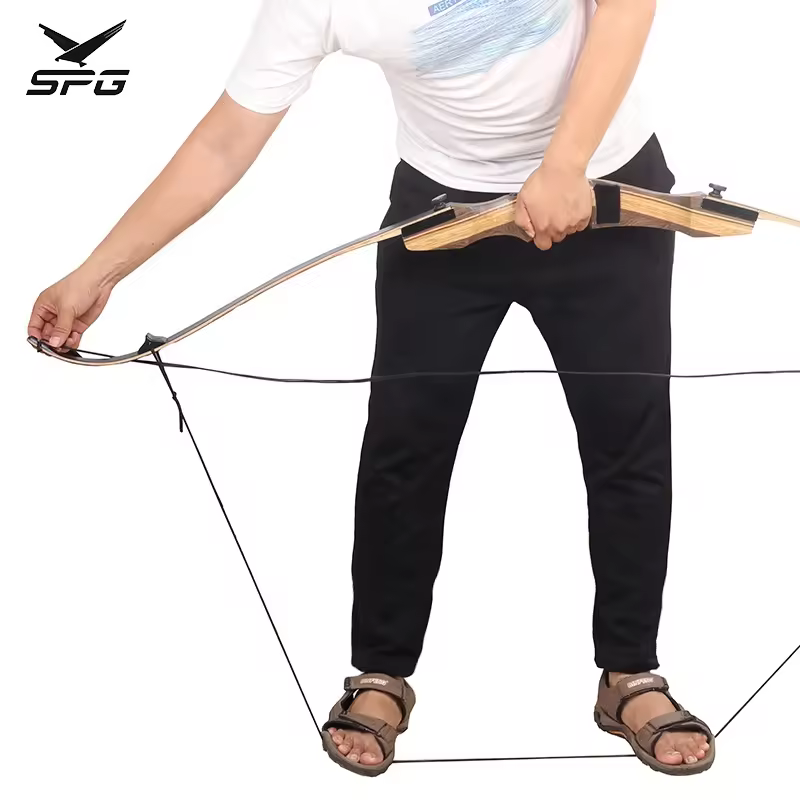 Archery Bow Stringer Traditional Recurve Hunting Bows Takedown Longbow Nylon Professional Bowstring Limbsaver Accessories