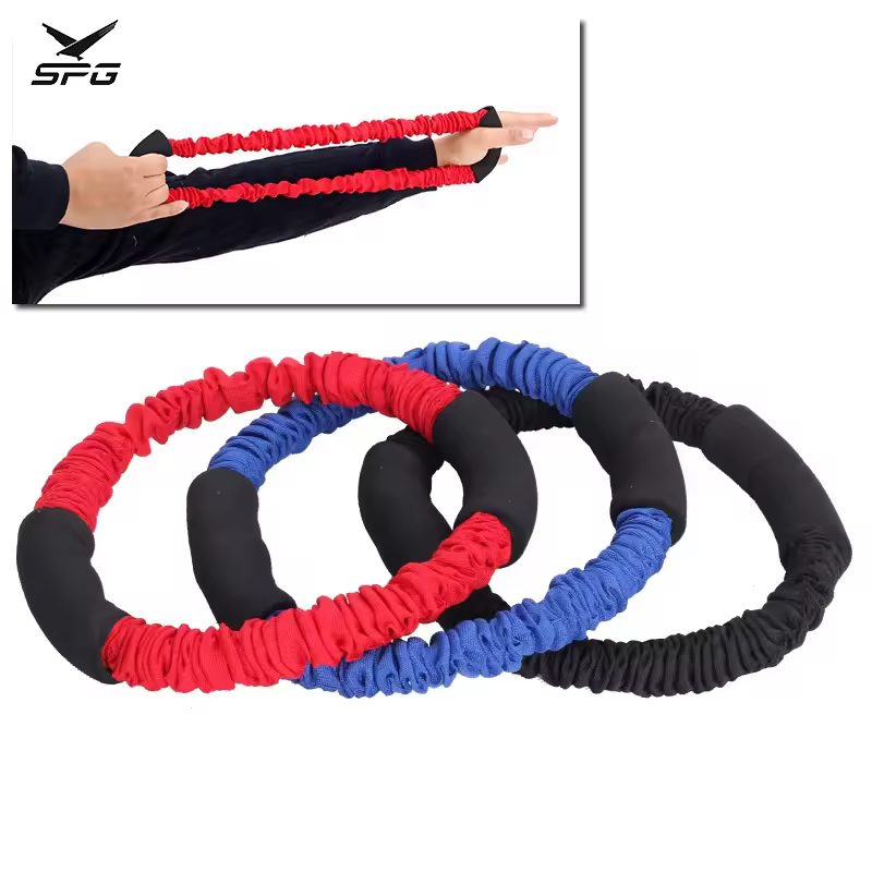 SPG Archery Training Band Exerciser Trainers 25-45 lbs Compound Recurve Bow Posture Hunting Practice Rubber Elastic Equipment