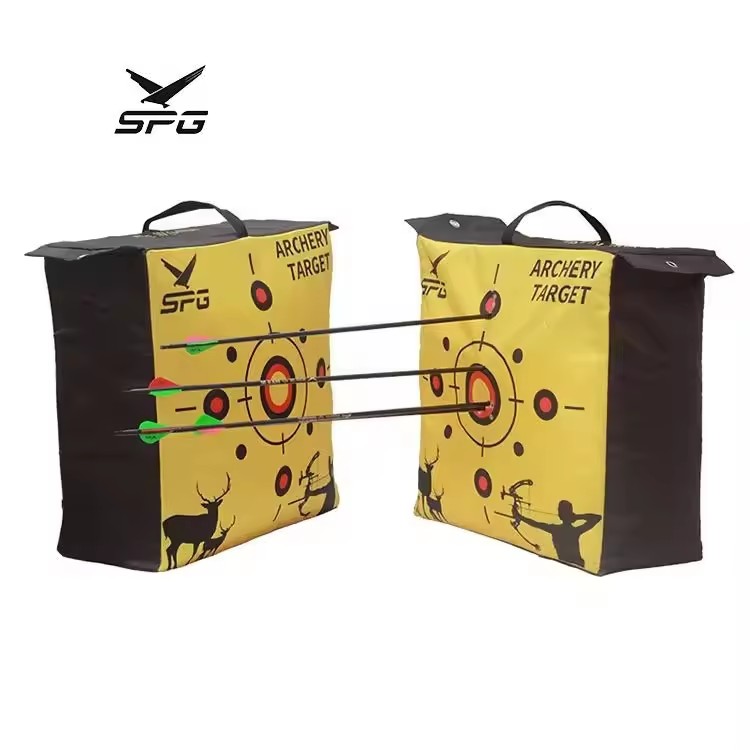 SPG Polymer Synthetic Fiber Archery Hunting Target Sports Compound Bow Square Shooting Recyclable Arrow Targets Bag Equipment