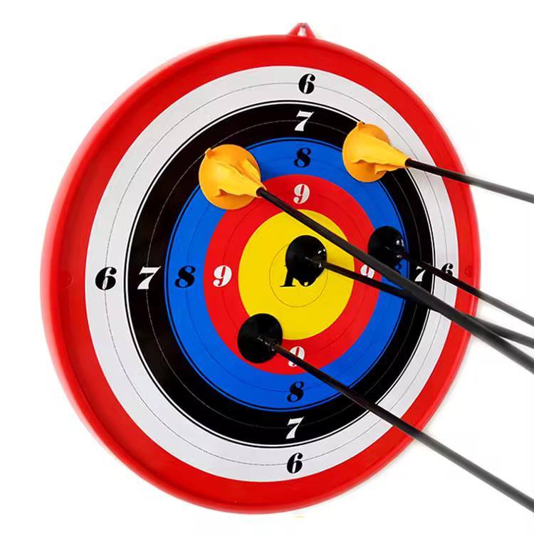 SPG Archery Kids Sucker Arrow Recurve Bow Hunting Target Suspension Type Convenient Carry Wraps Tag Stickers Plastic Board