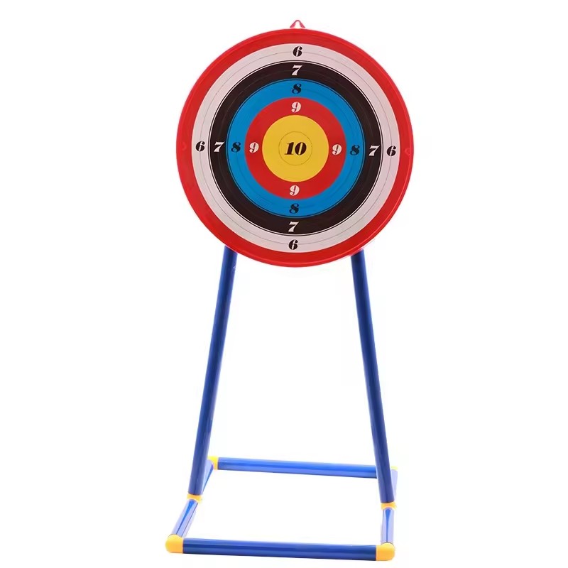 SPG Archery Tag Kids Target Stand Plastic Sucker Arrow Recurve Bow Hunting Children 90cm Takedown Indoor Game Training Equipment